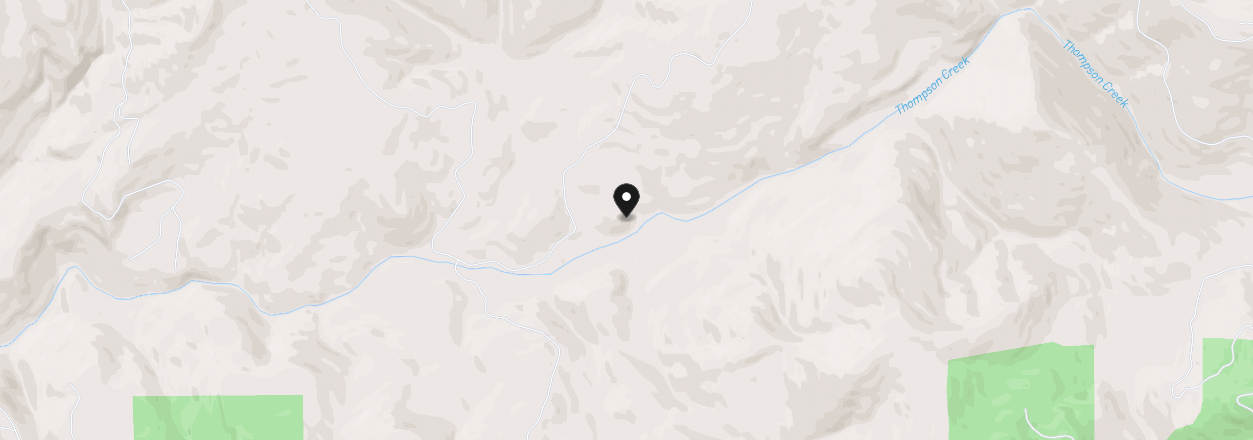 Map showing the location of 0 Rice Creek Rd, Winston, OR 97496