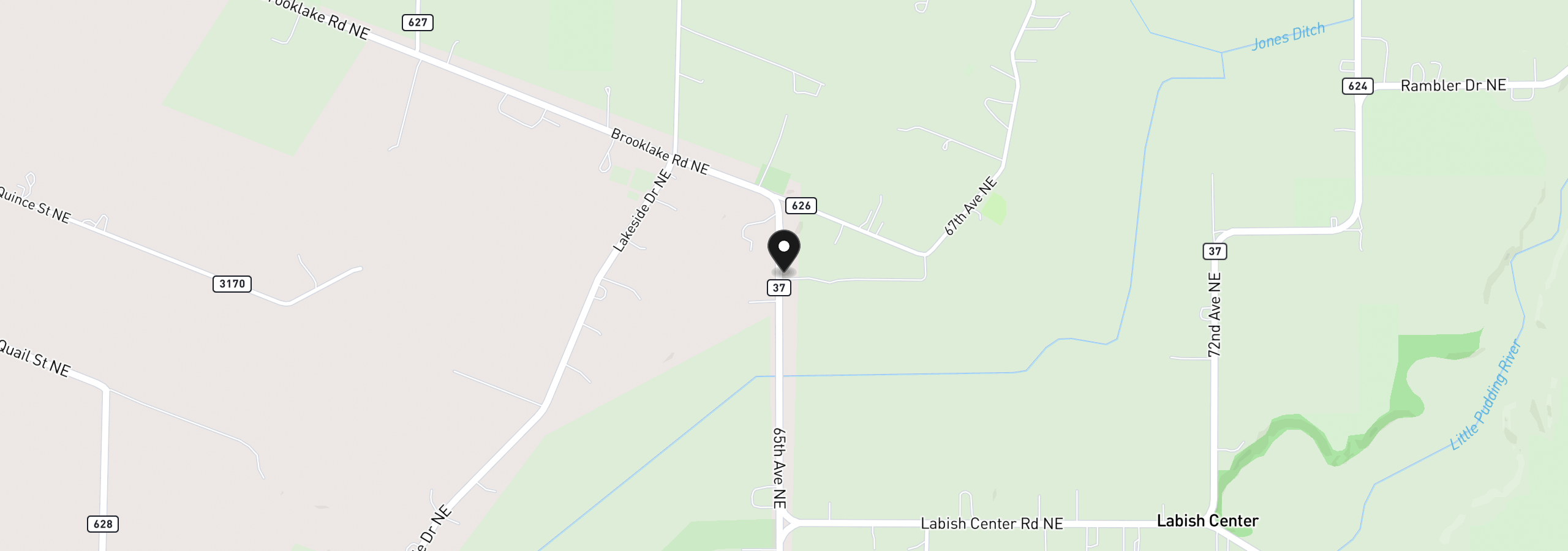 Map showing the location of 8196 65th Ave, Salem, OR 97305