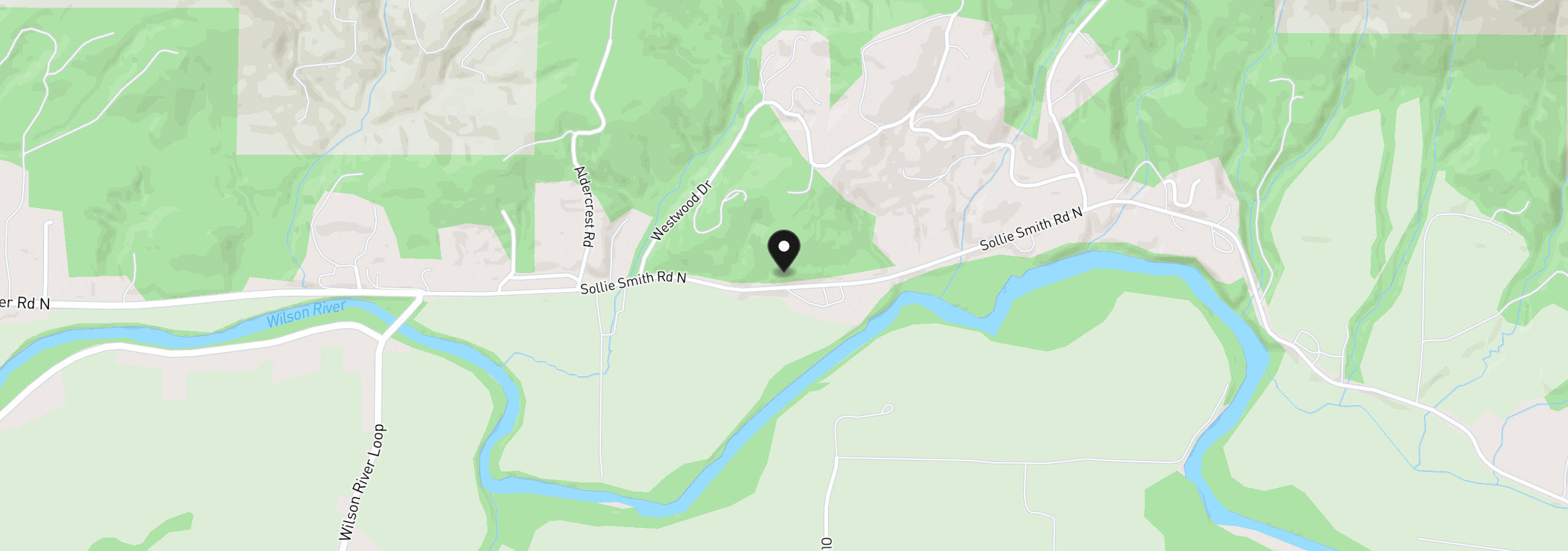 Map showing the location of 00502 Sollie Smith Road, Tillamook, OR 97141