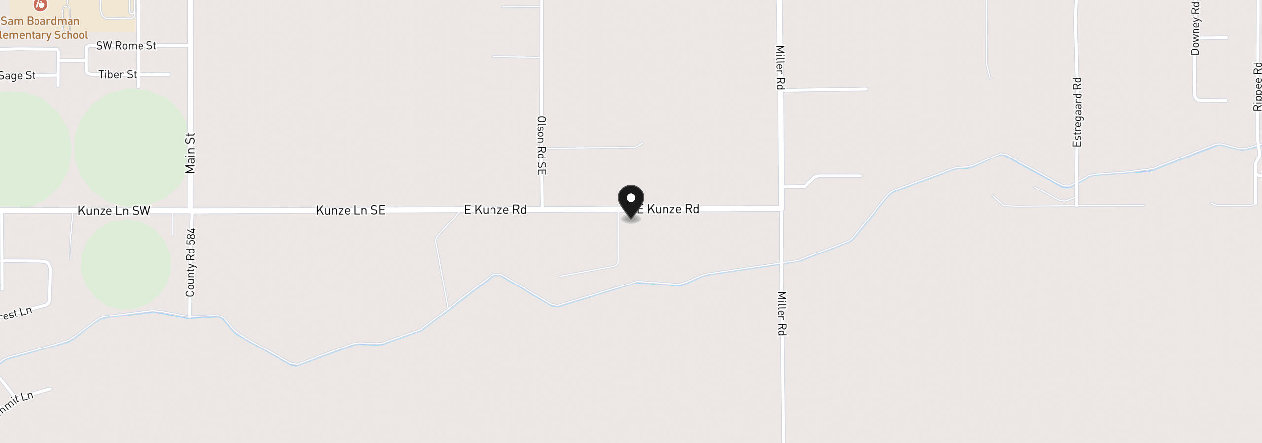 Map showing the location of 78639 Tyler Ln, Boardman, OR 97818