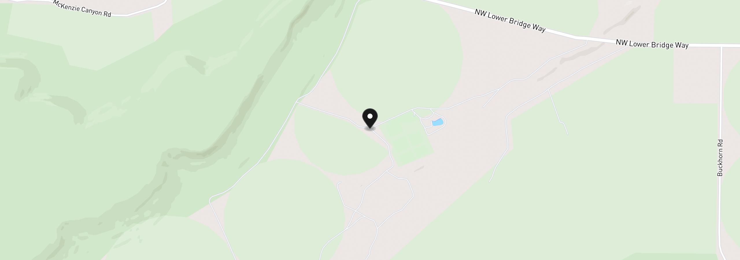 Map showing the location of 69800 NW Lower Valley Dr, Terrebonne, OR 97760