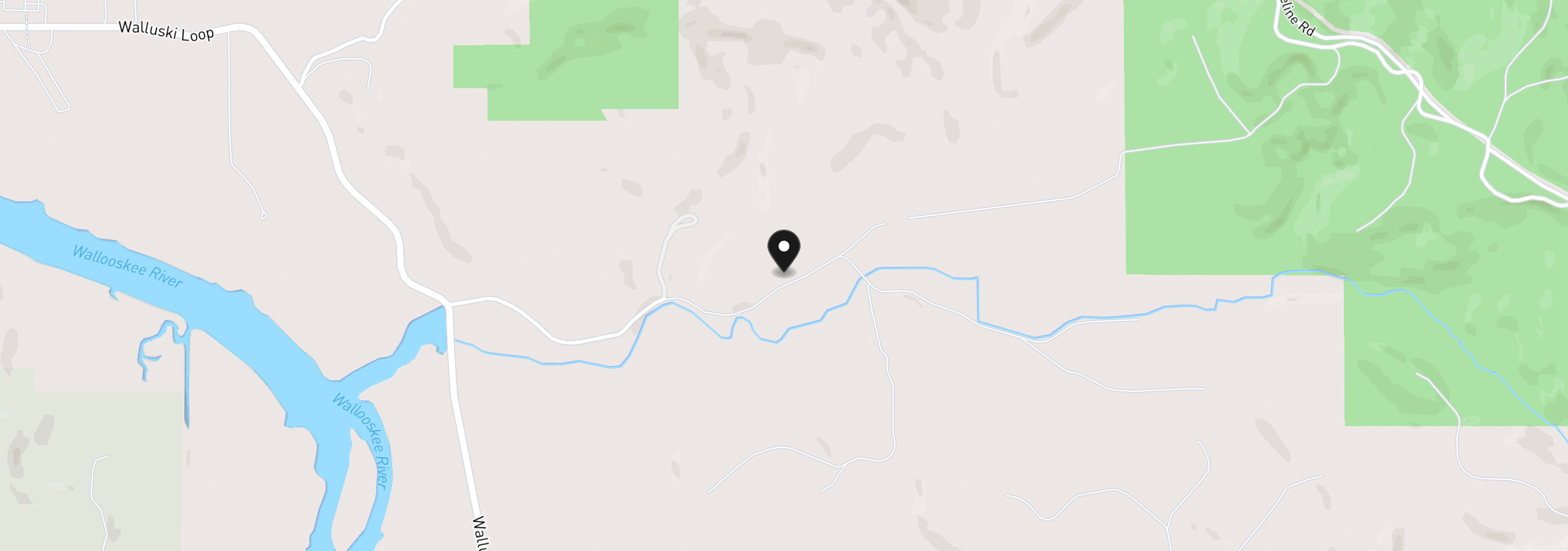 Map showing the location of 35539 Little Walluski Ln, Astoria, OR 97103
