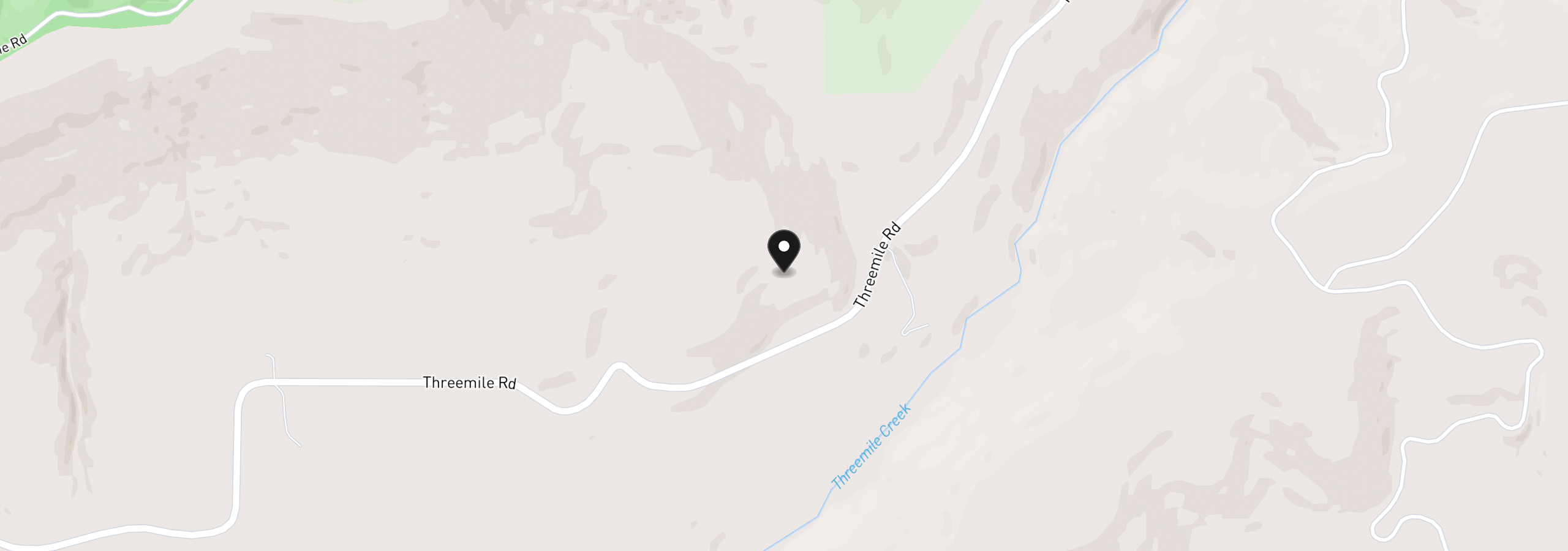 Map showing the location of 3455 Three Mile Rd, The Dalles, OR 97058