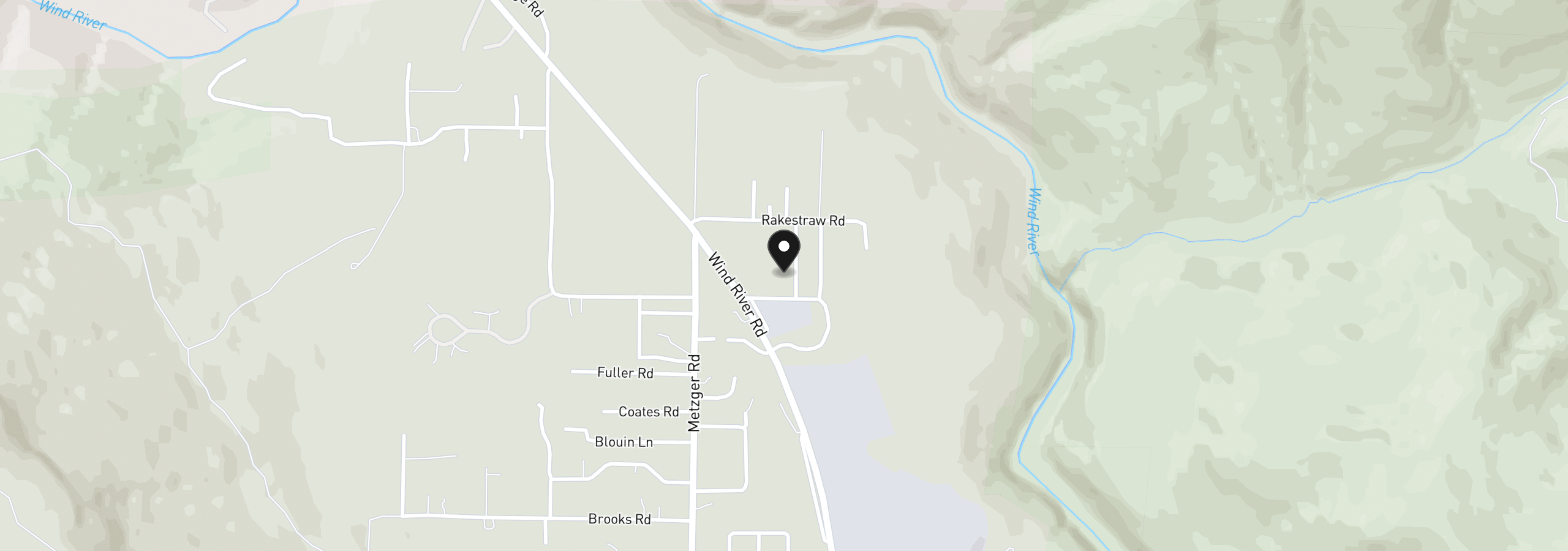 Map showing the location of 0 Mathany Rd, Carson, Wa 98610