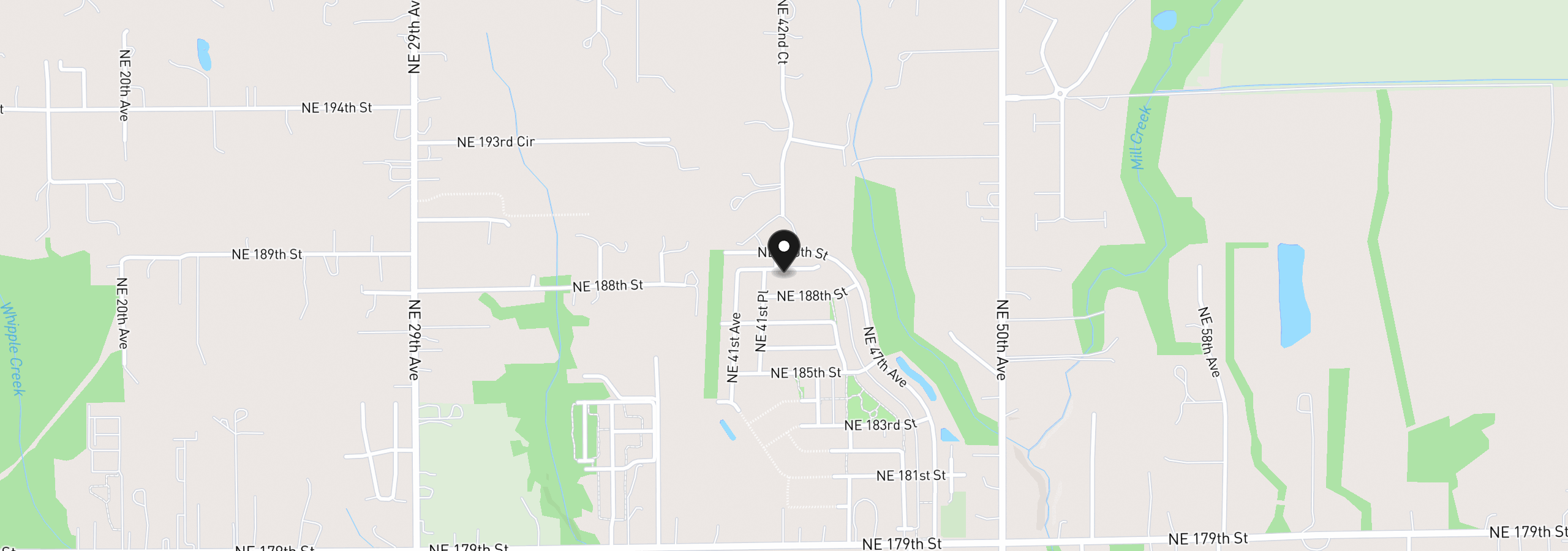 Map showing the location of 4201 NE 188th Cir, Vancouver, Wa 98686