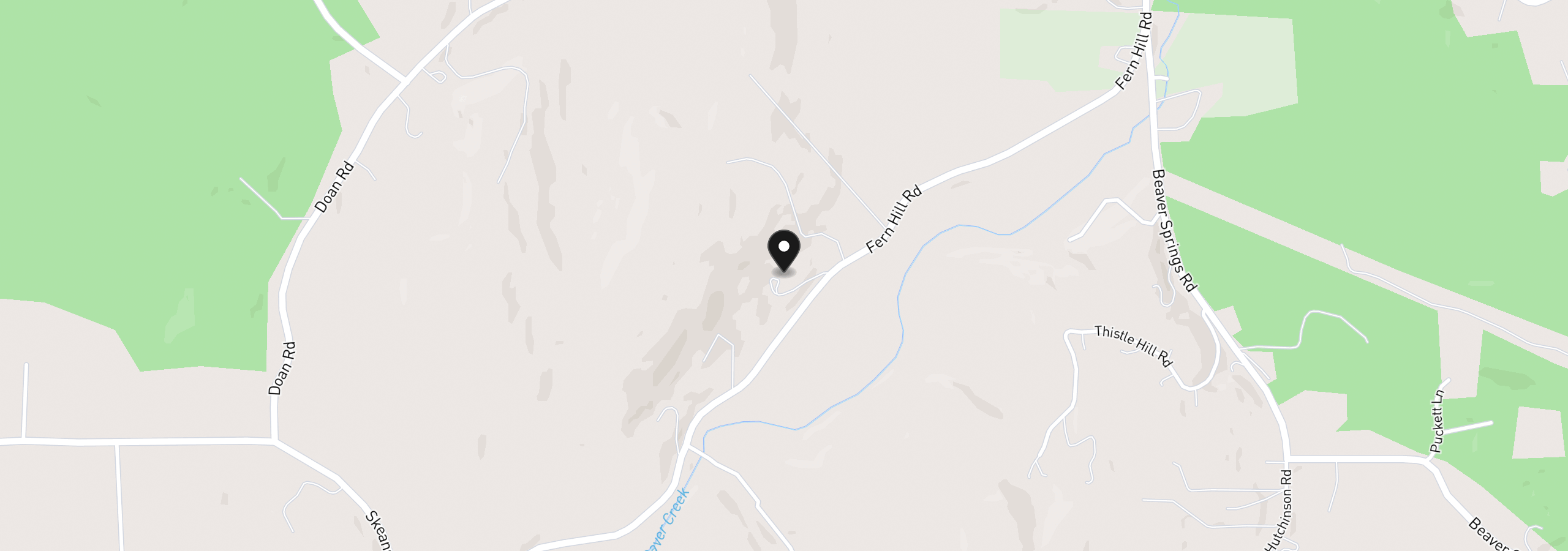 Map showing the location of 73300 Fern Hill Rd, Rainier, OR 97048
