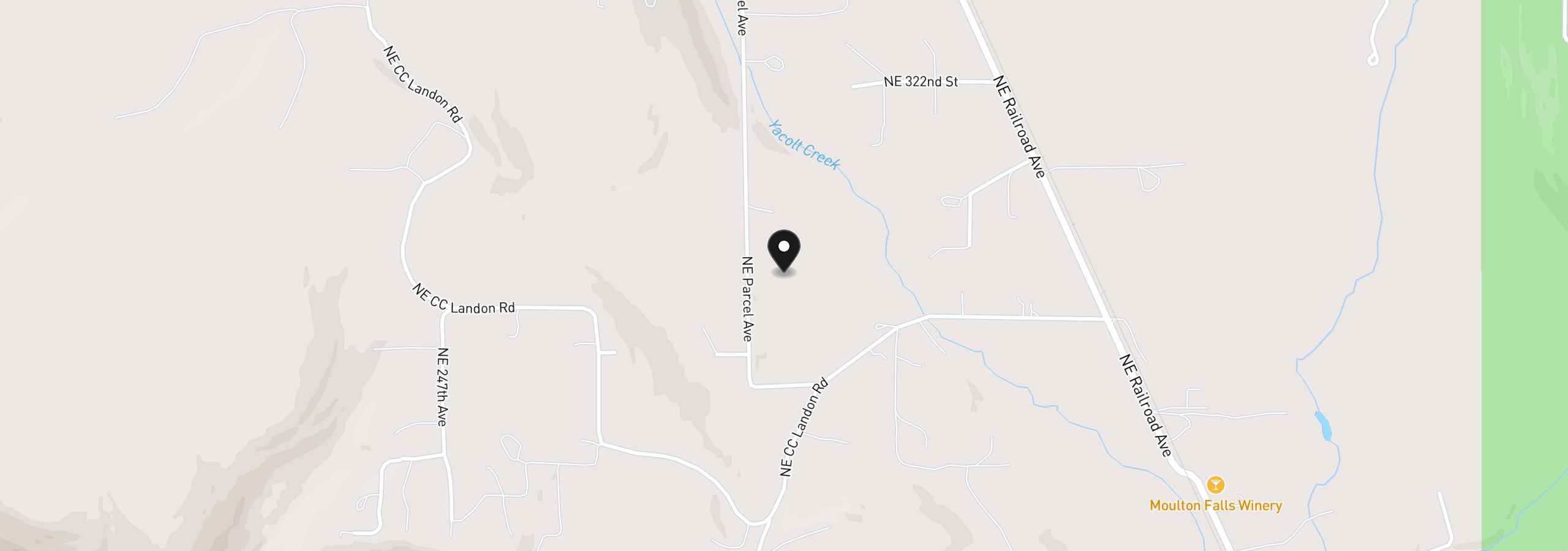 Map showing the location of 31503 NE Parcel Ave, Yacolt, Wa 98675