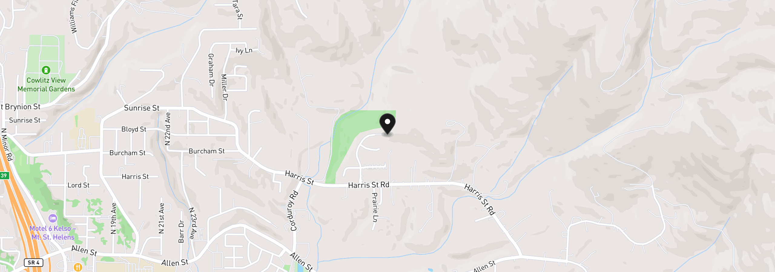 Map showing the location of 948 Edinburgh Ct, Kelso, Wa 98626