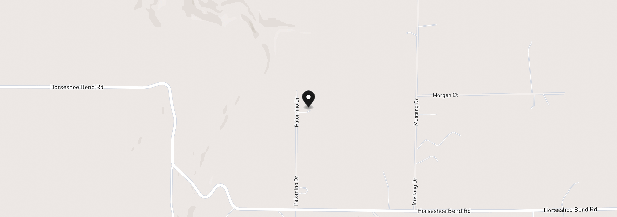 Map showing the location of 46 Palomino Dr, Centerville, Wa 98613
