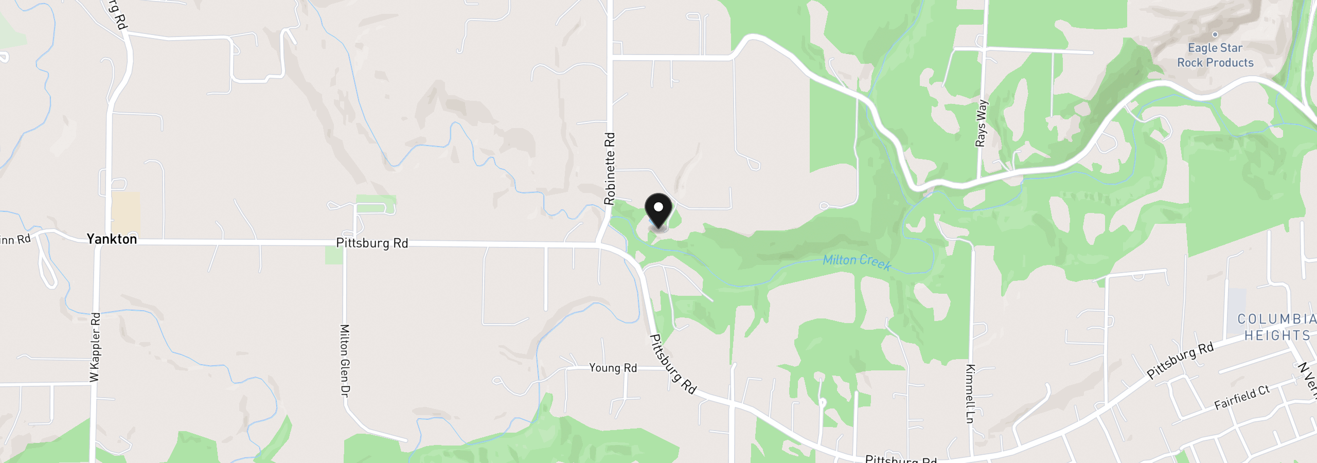 Map showing the location of 34169 Cataway Ln, St. Helens, OR 97051
