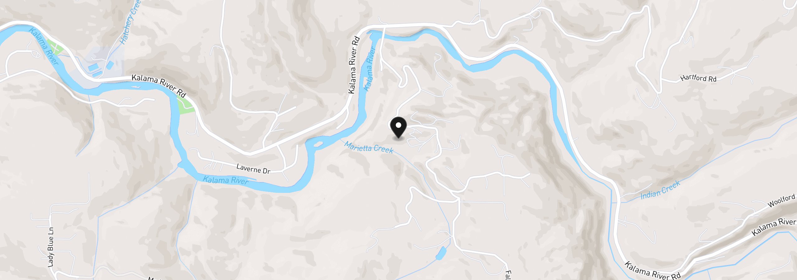 Map showing the location of 400 Fallert Rd, Kalama, Wa 98625
