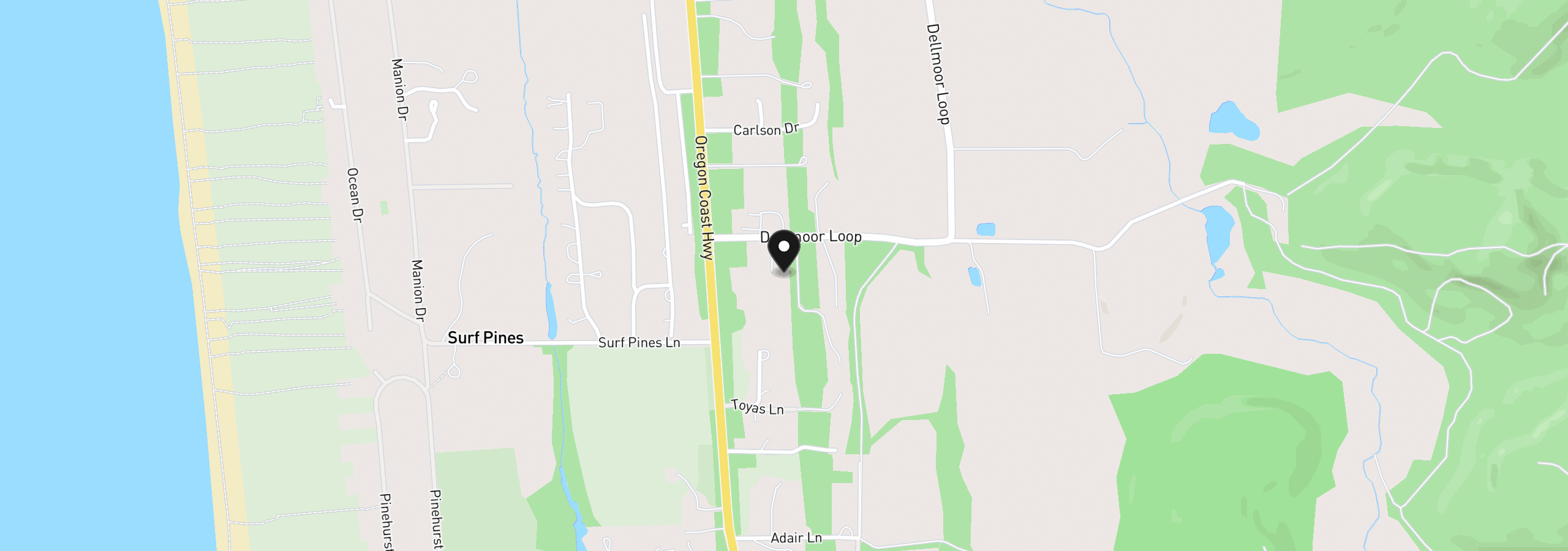Map showing the location of 89091 Short Rd, Warrenton, OR 97146