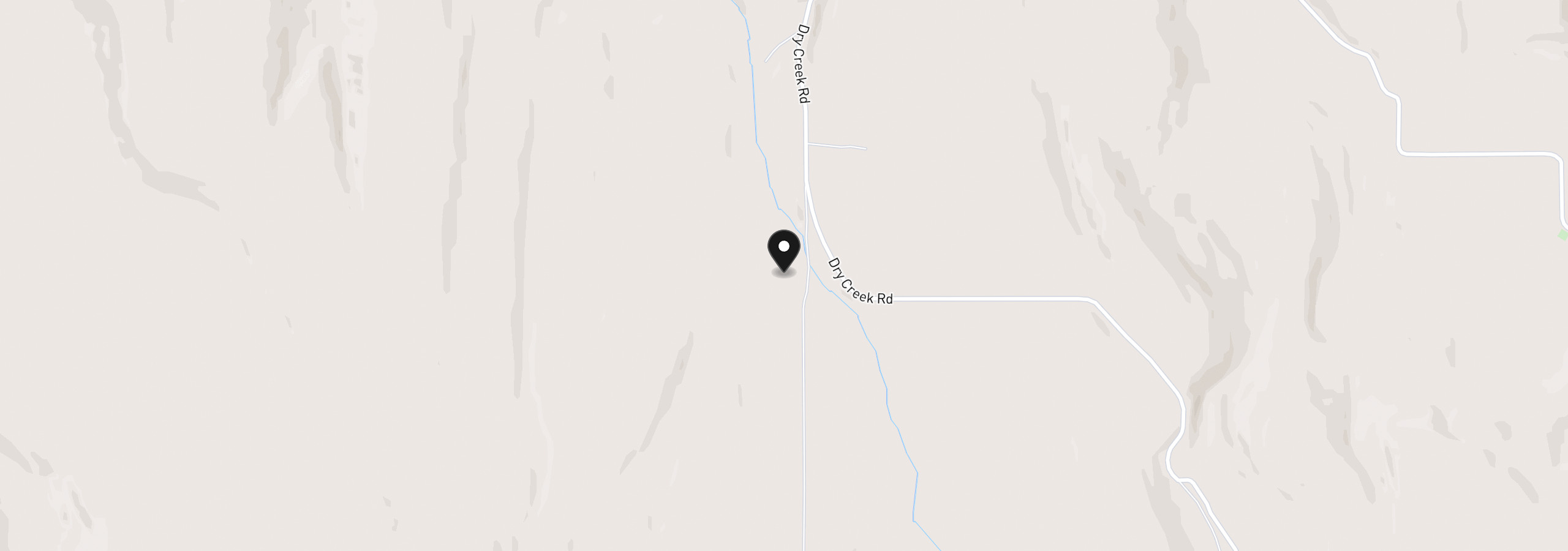 Map showing the location of 0 Dry Creek Road, Baker City, OR 97814