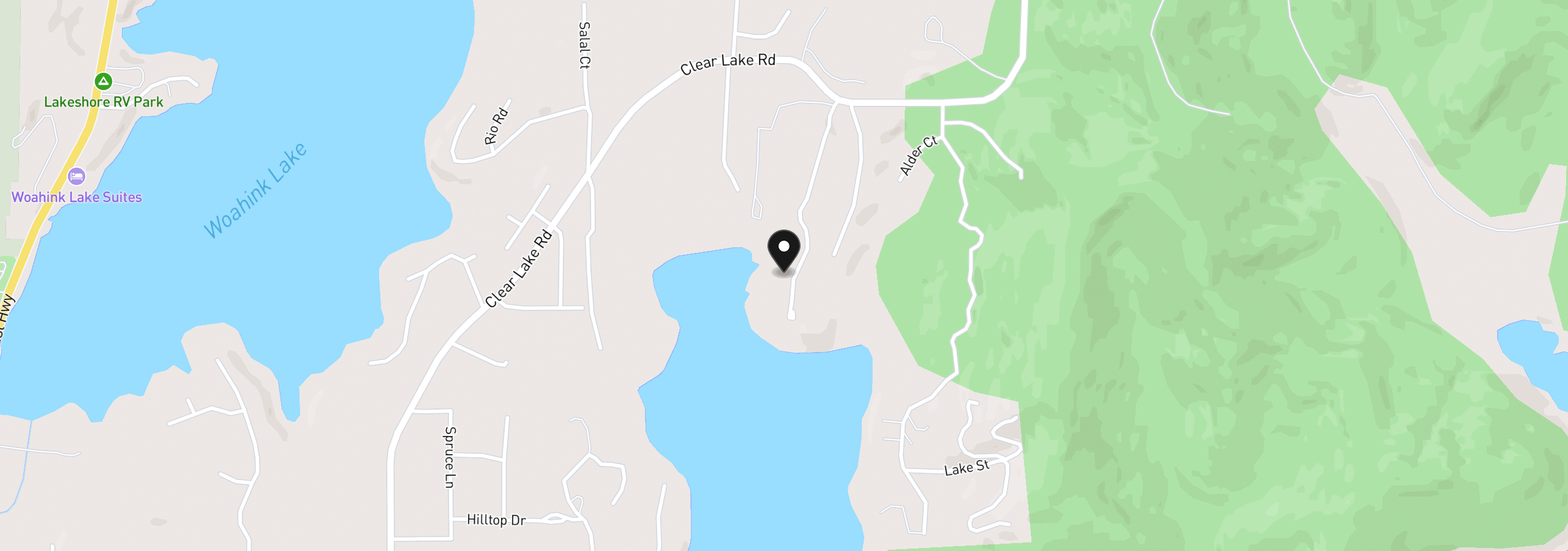 Map showing the location of 83558 Kiechle Arm Rd, Florence, OR 97439