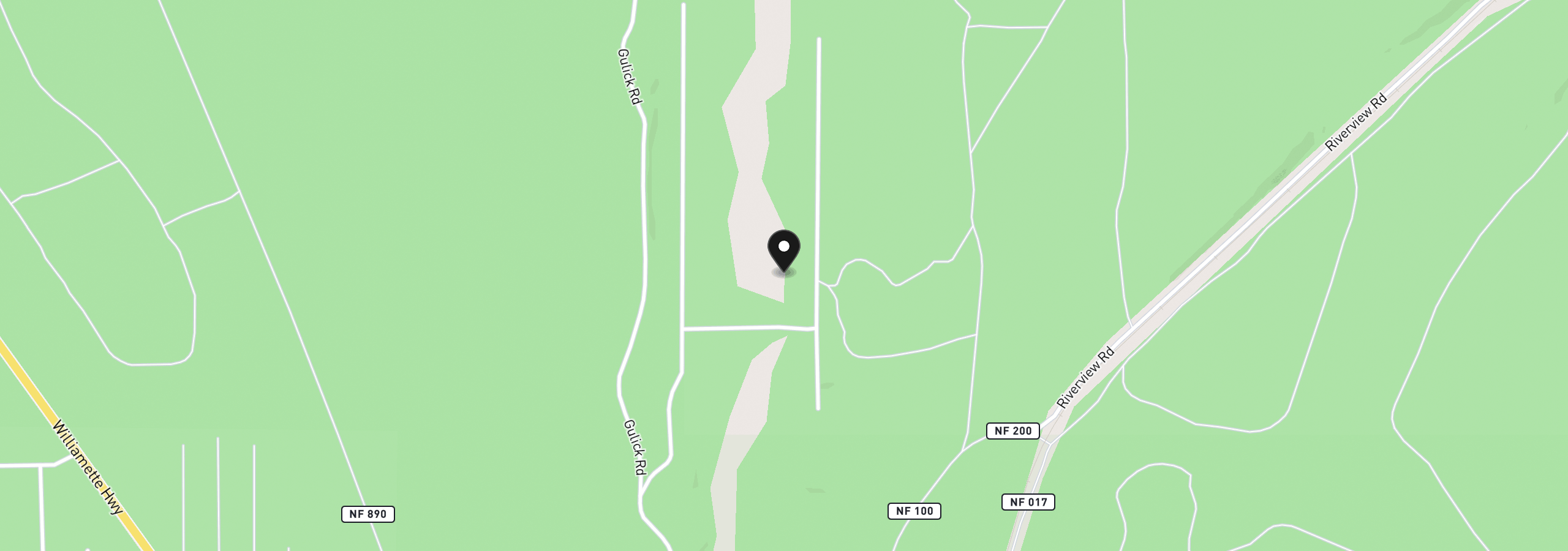 Map showing the location of 130126 Muley Dr, Crescent Lake, OR 97733