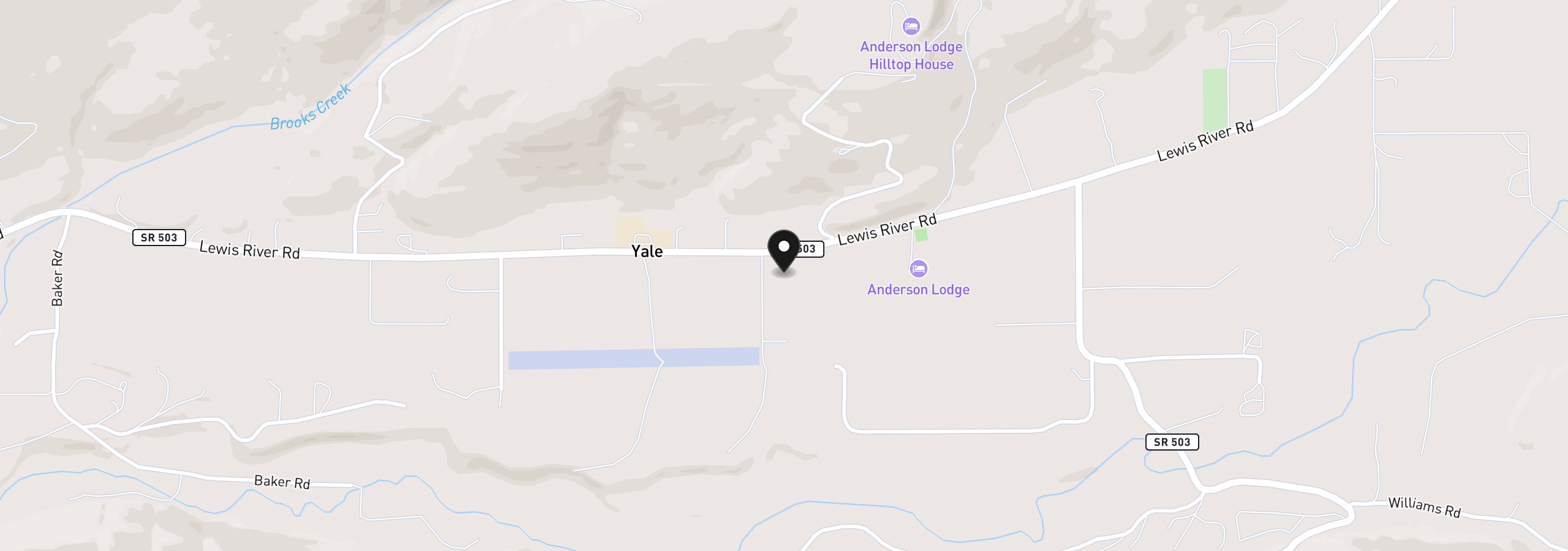Map showing the location of 158 Windsock Rd 1, Ariel, Wa 98603