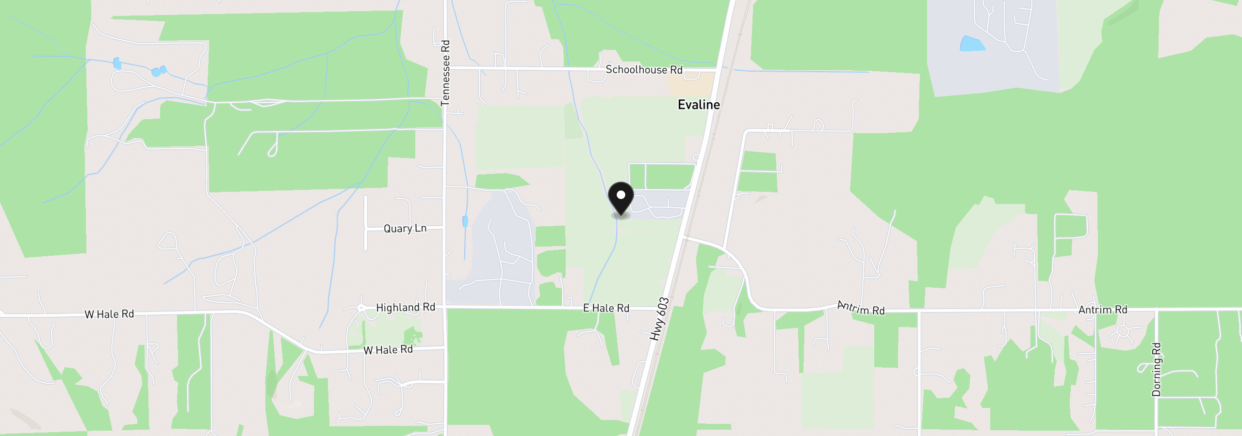 Map showing the location of 0 E Hale Rd, Winlock, Wa 98596