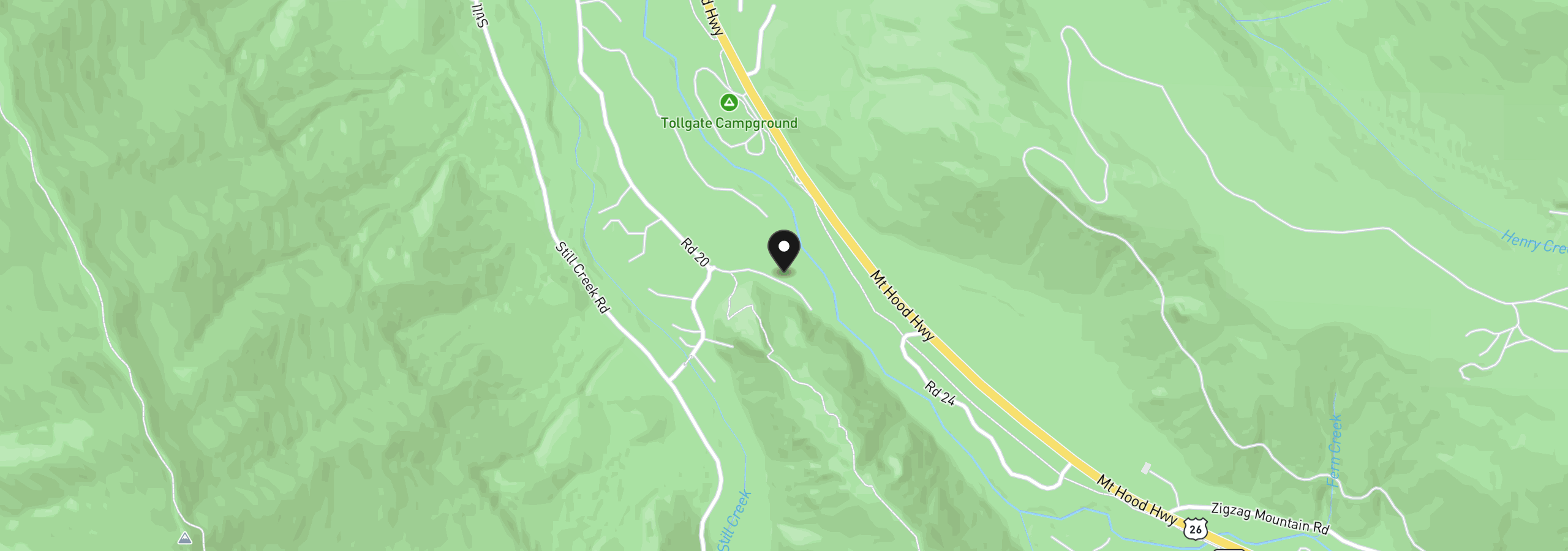 Map showing the location of 73867 Nf-20e Lot 9, Rhododendron, OR 97049