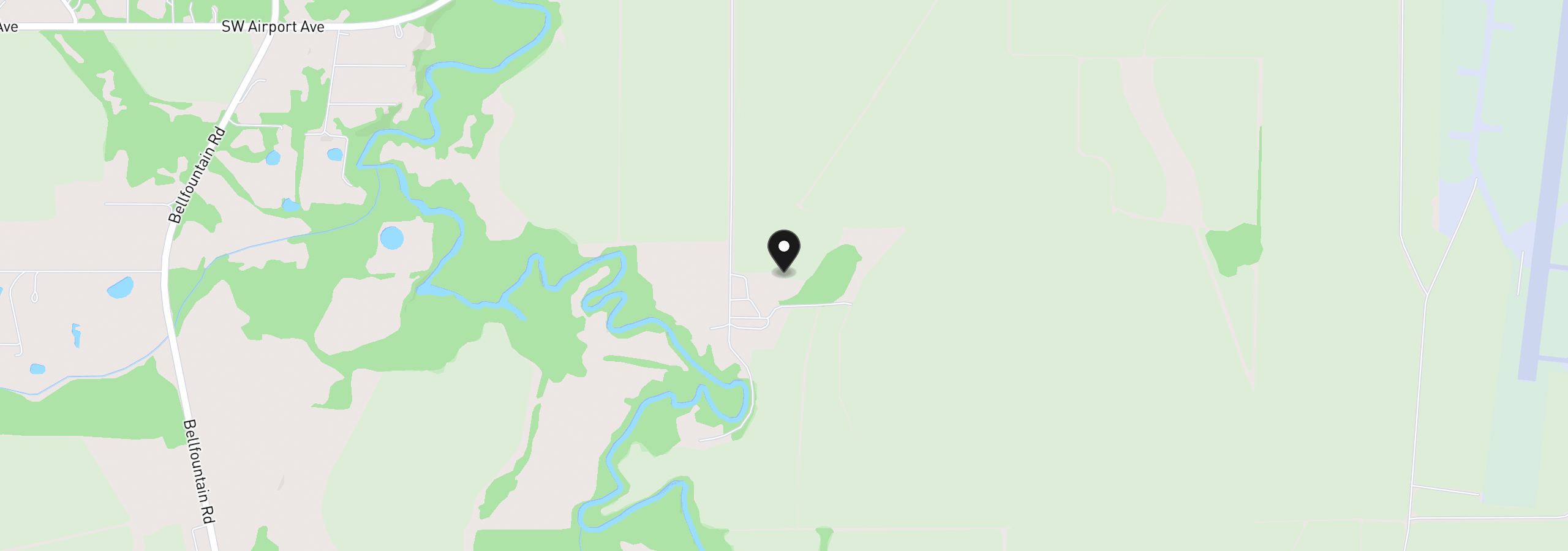 Map showing the location of 7205 Cutler Ln, Corvallis, OR 97333