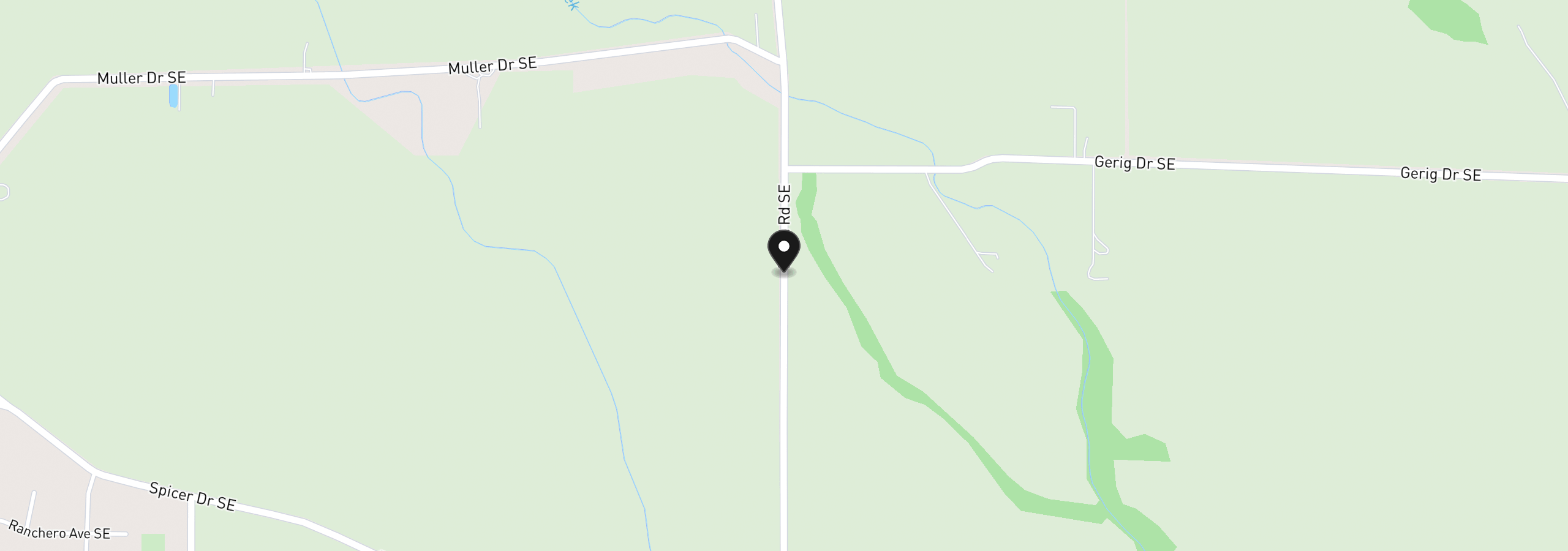 Map showing the location of 35719 Engle Rd, Albany, OR 97322