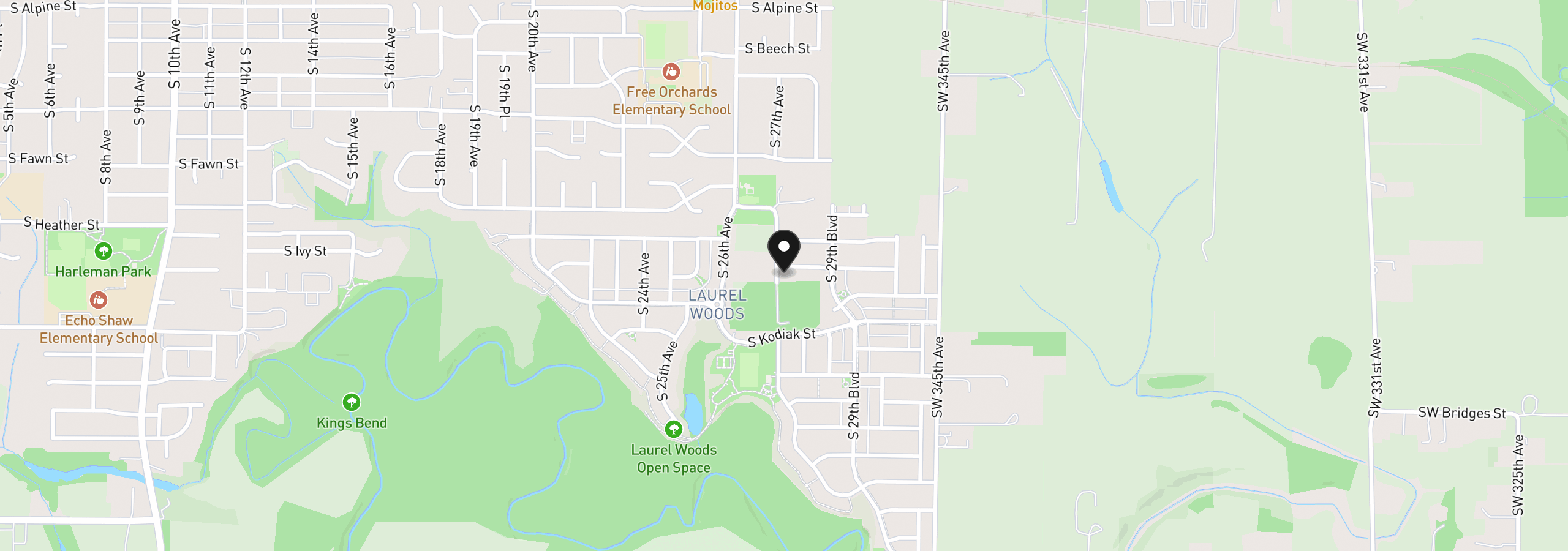 Map showing the location of 2703 S Ivy St 832, Cornelius, OR 97113