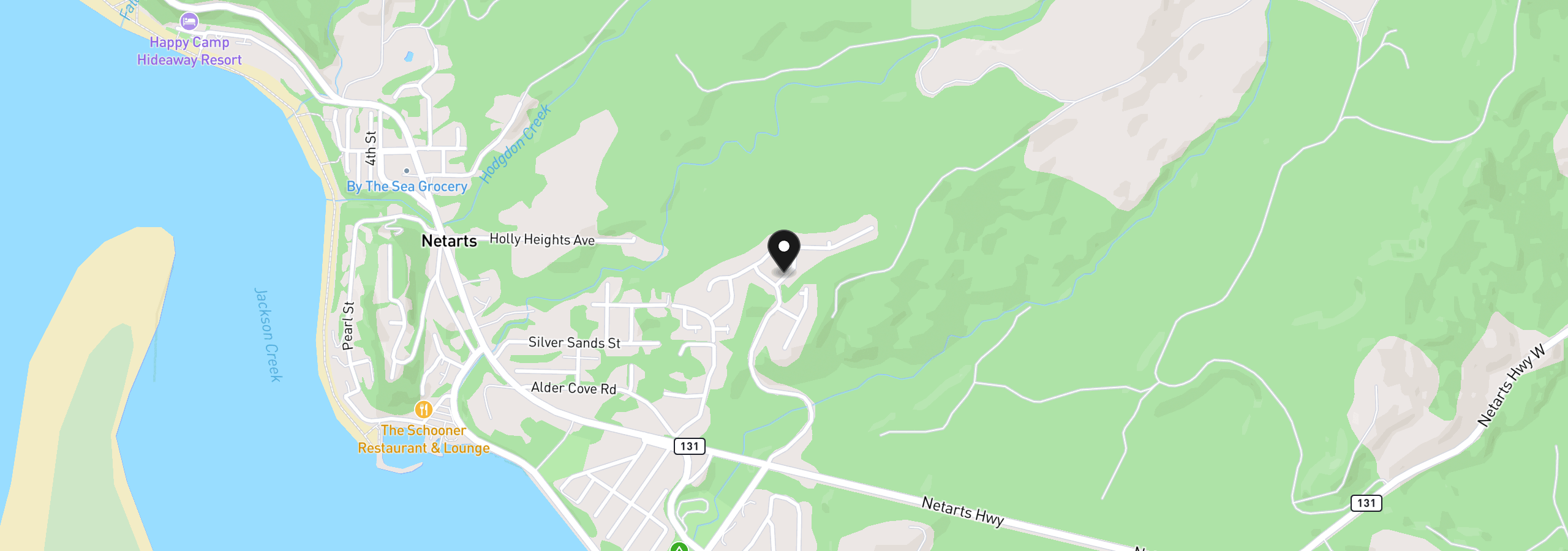 Map showing the location of 1480 Emerald Ln, Netarts, OR 97143