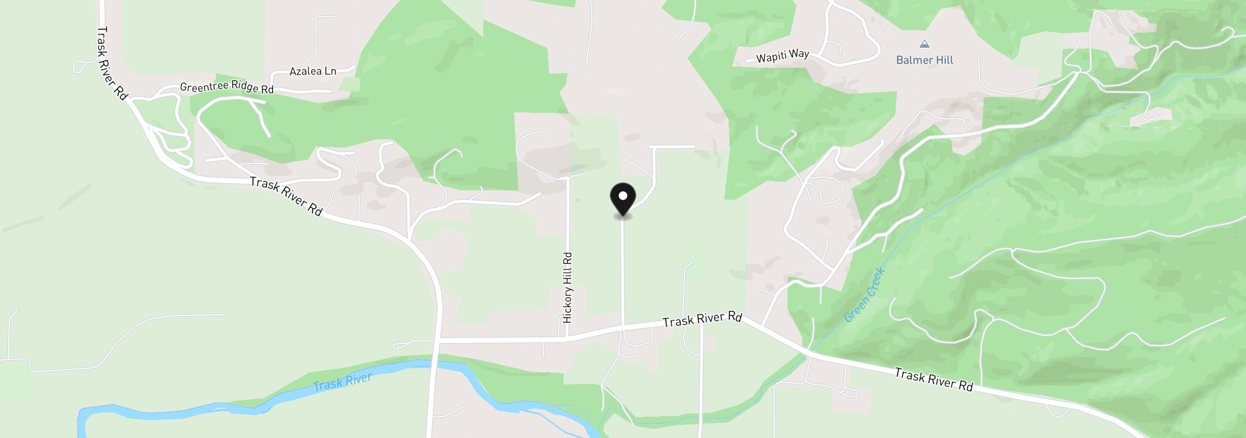 Map showing the location of Edelwyss Rd, Tillamook, OR 97141