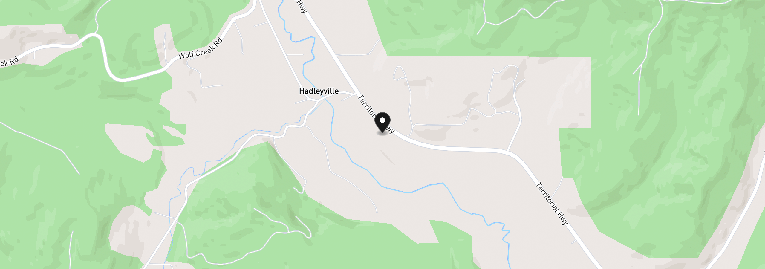 Map showing the location of 85106 Territorial Hwy, Eugene, OR 97402