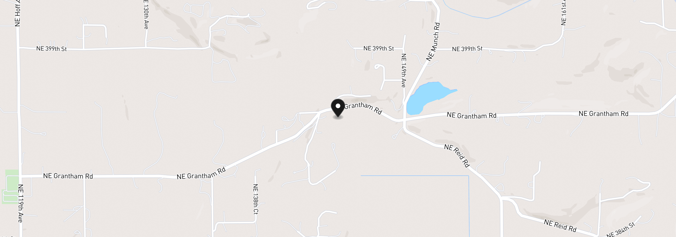 Map showing the location of 39313 NE 143rd Pl, Amboy, Wa 98601