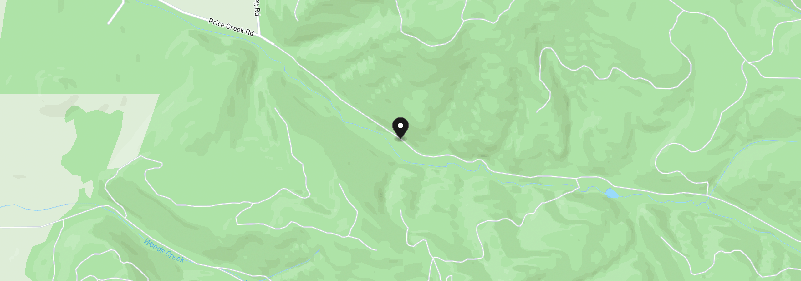 Map showing the location of 0 Price Creek Rd, Philomath, OR 97370
