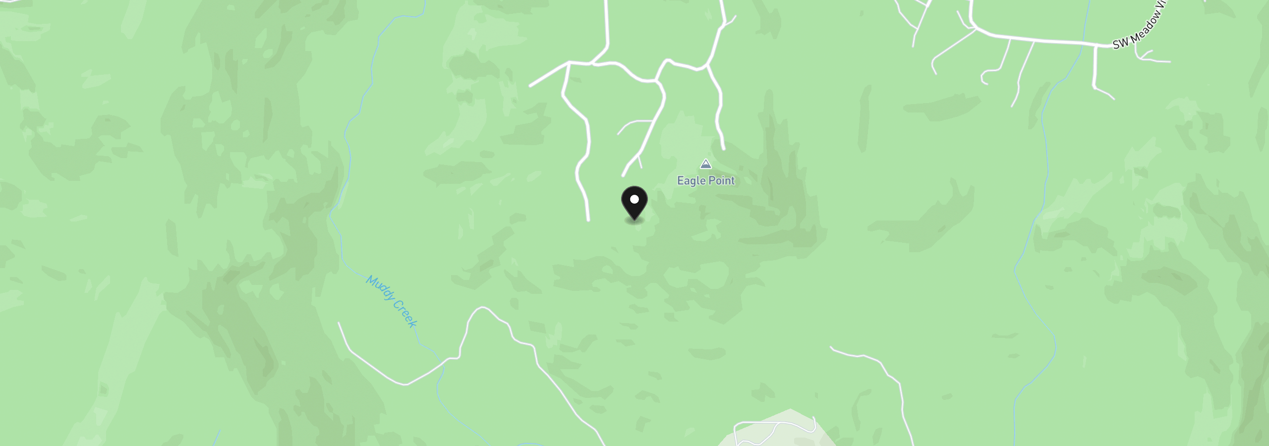 Map showing the location of 9999 SW Vine Maple Dr, McMinnville, OR 97128