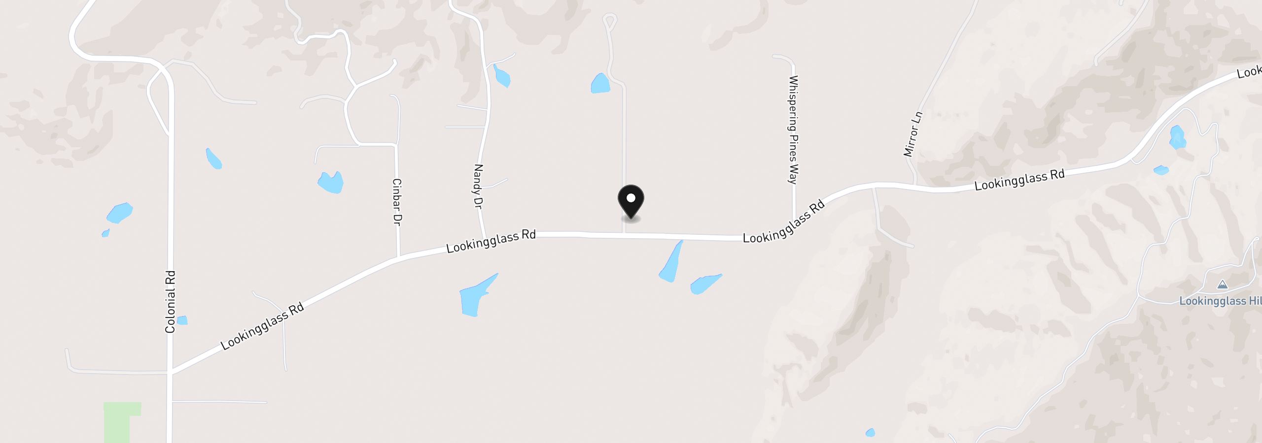 Map showing the location of 5961 Lookingglass Rd, Roseburg, OR 97471