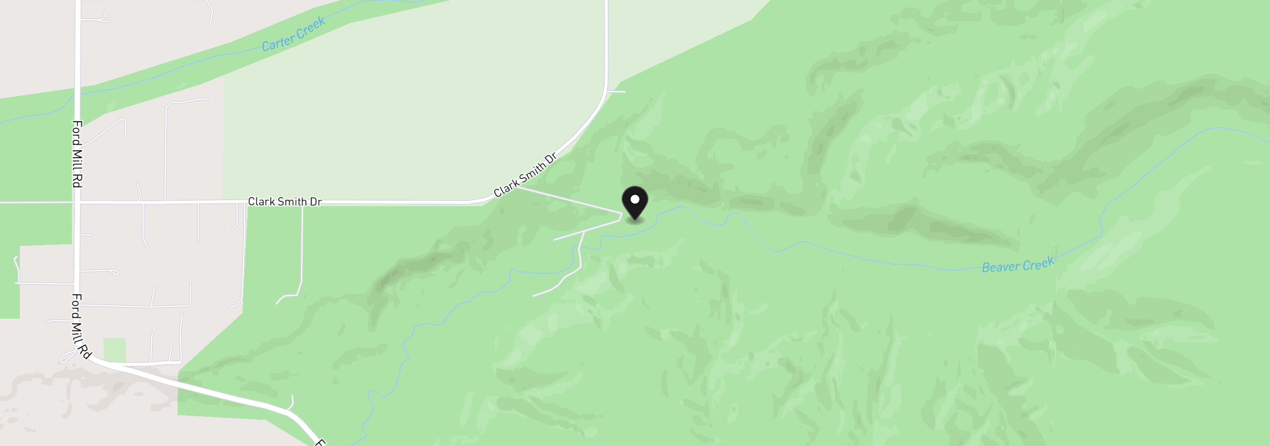 Map showing the location of 42038 Clark Smith Dr, Lebanon, OR 97355