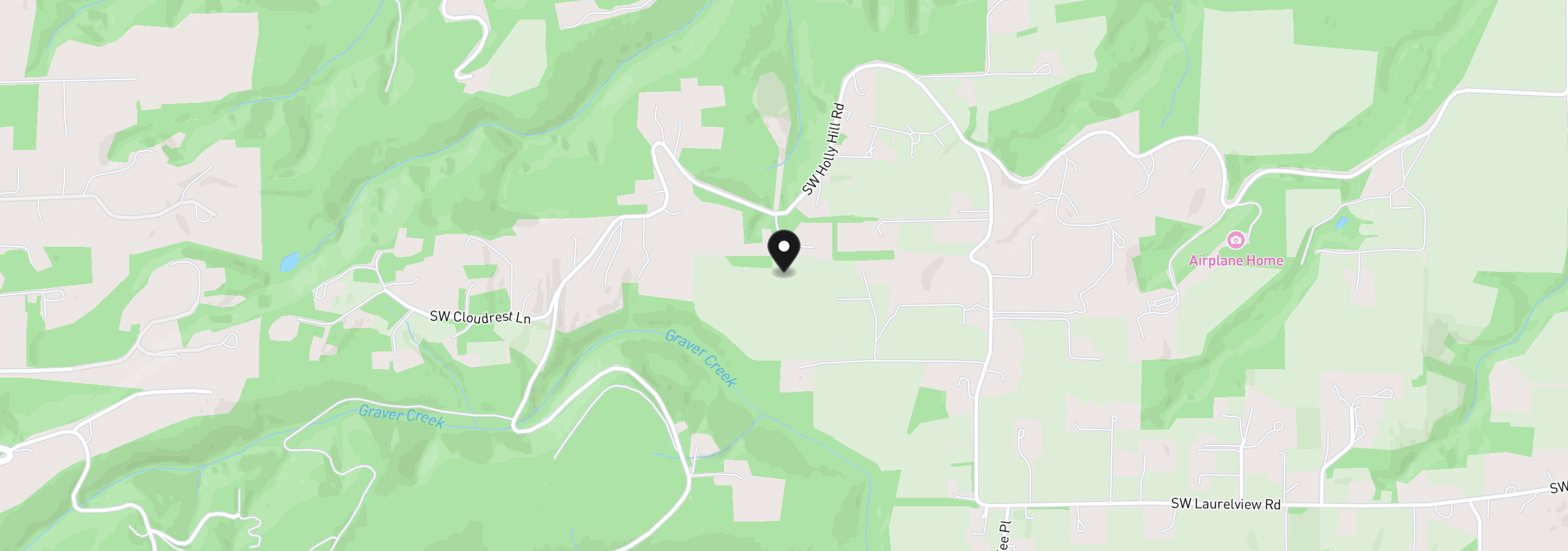 Map showing the location of 32784 SW Laurelview Rd, Hillsboro, OR 97123