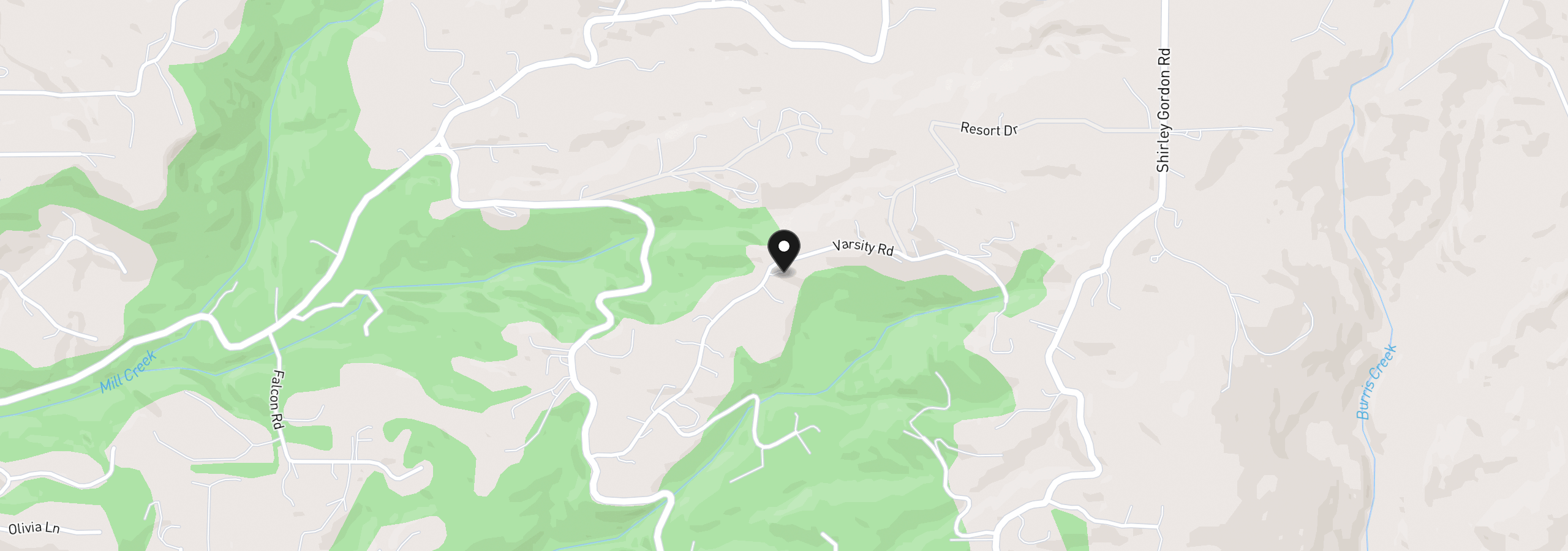 Map showing the location of 442 Varsity Rd, Kalama, Wa 98625