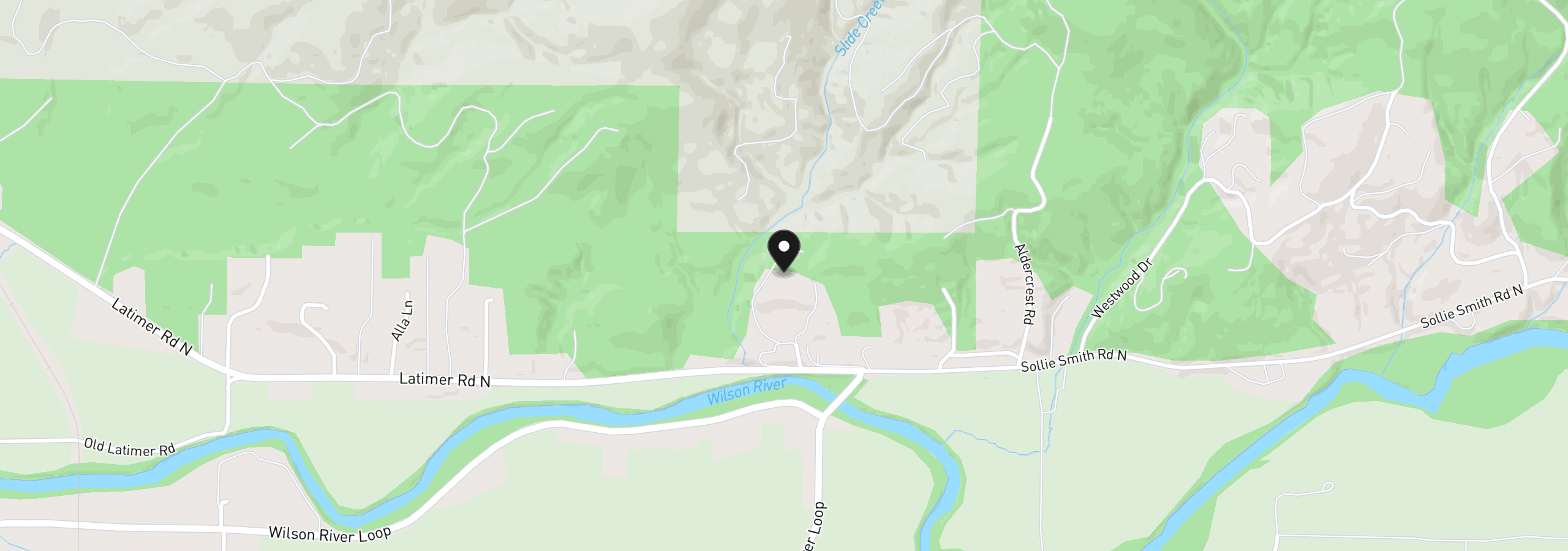 Map showing the location of 3355 Hubert Rd, Tillamook, OR 97141