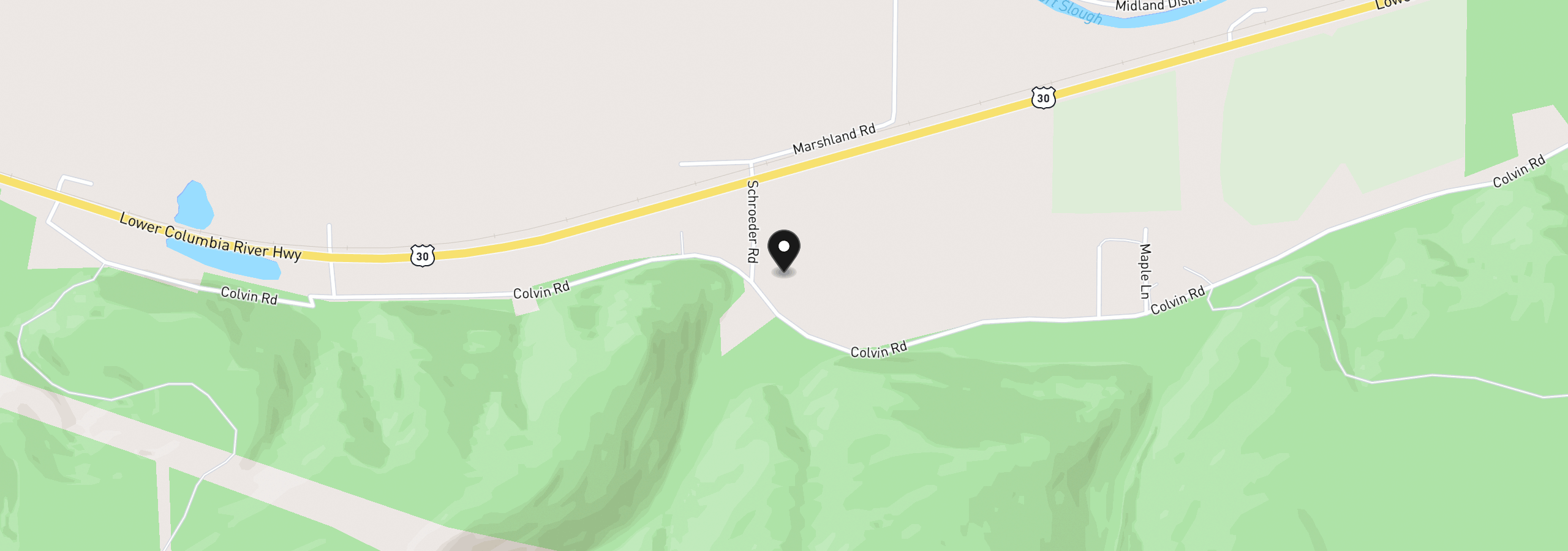 Map showing the location of 13764 Tandy St, Clatskanie, OR 97016