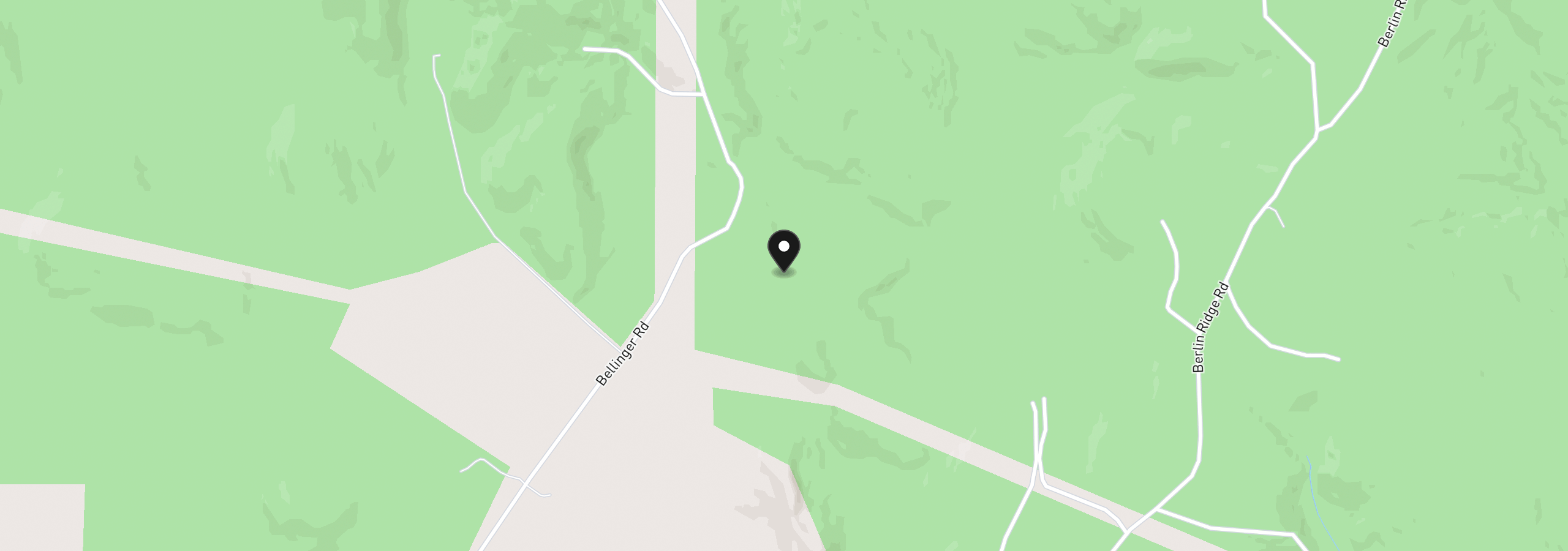 Map showing the location of 0 Bellinger Rd, Lebanon, OR 97355