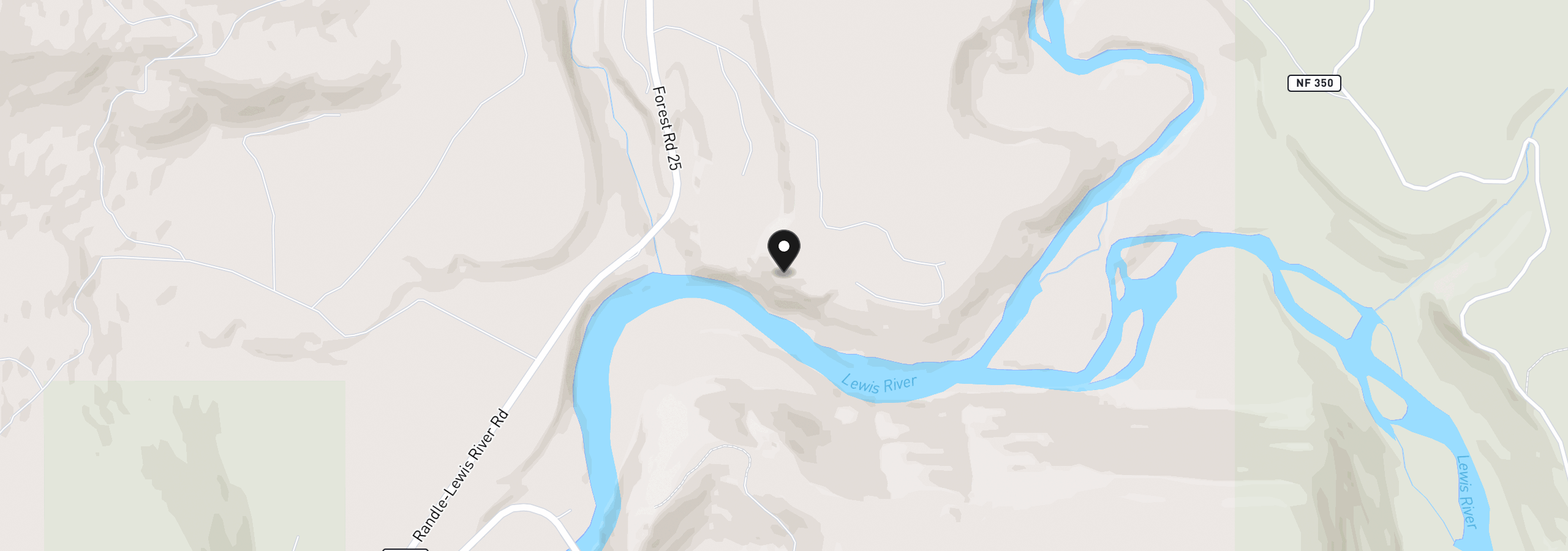 Map showing the location of Phyllis Block Ann Ct, Cougar, Wa 98616