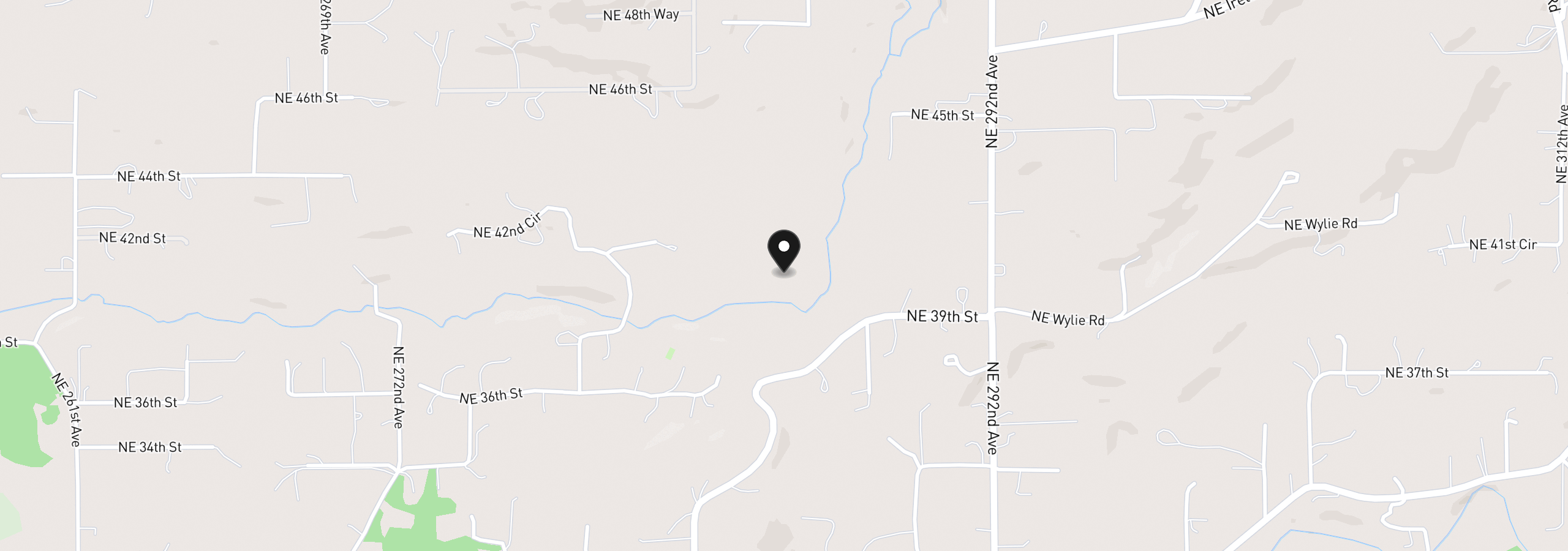 Map showing the location of 3832 NE Cavitt Rd, Camas, Wa 98607