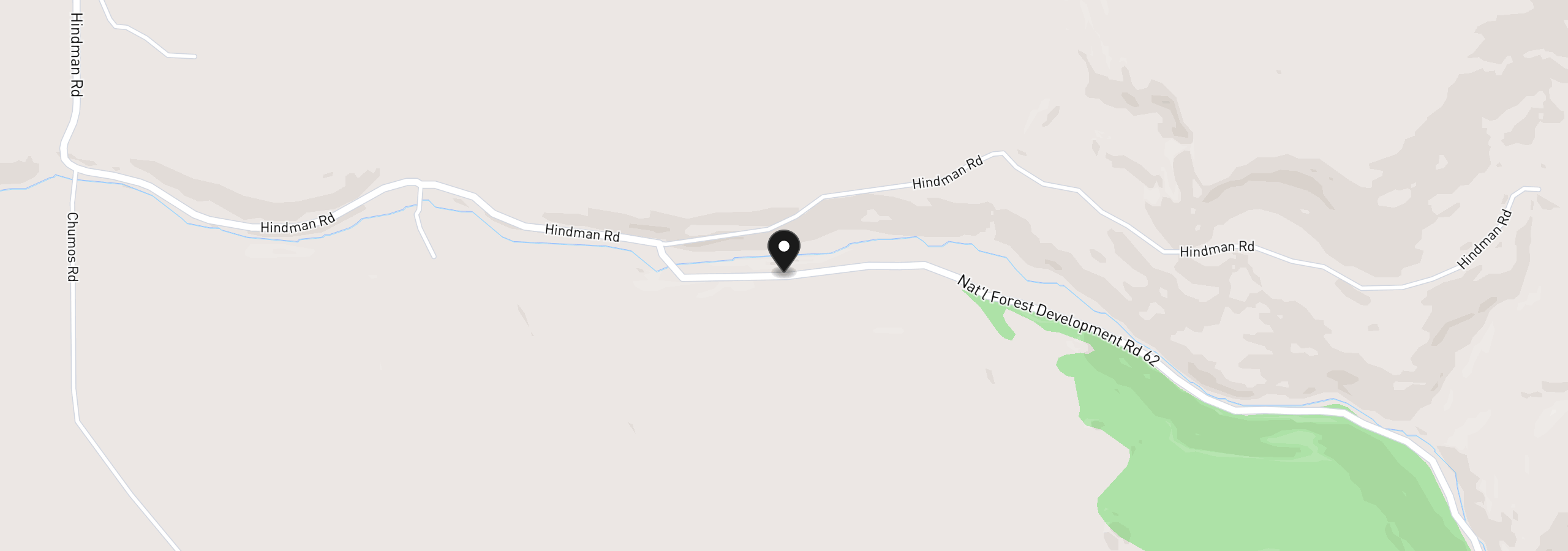 Map showing the location of Hindman Rd, Elgin, OR 97827