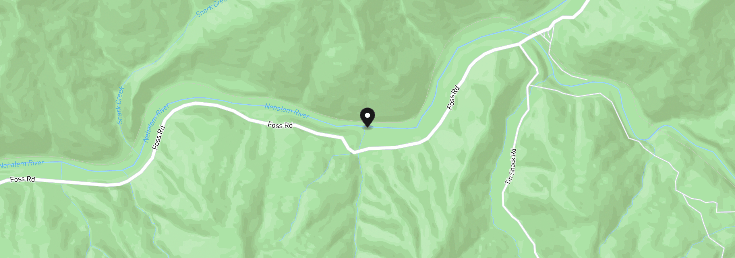 Map showing the location of 36005 Foss Rd, Nehalem, OR 97131