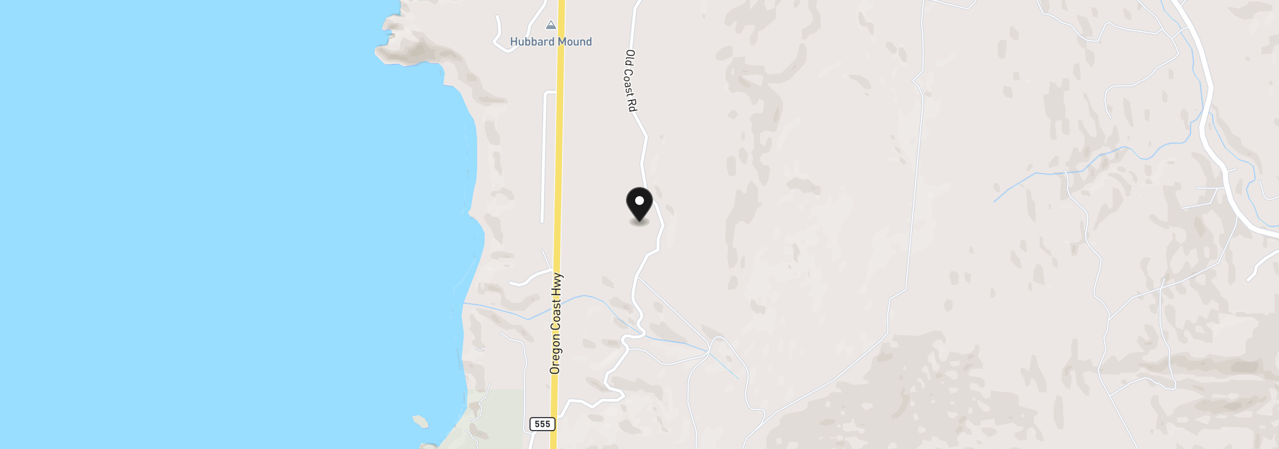 Map showing the location of 31750 Old Coast Rd, Gold Beach, OR 97444