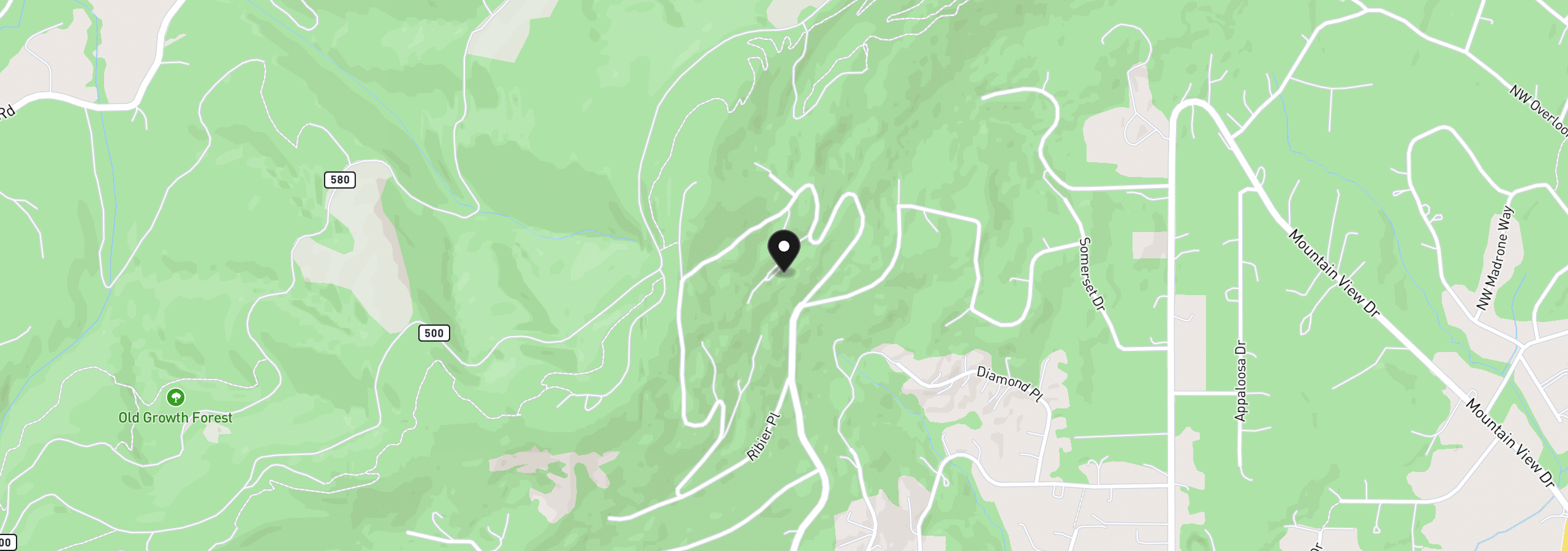 Map showing the location of 6944 NW Cardinal Dr, Corvallis, OR 97330