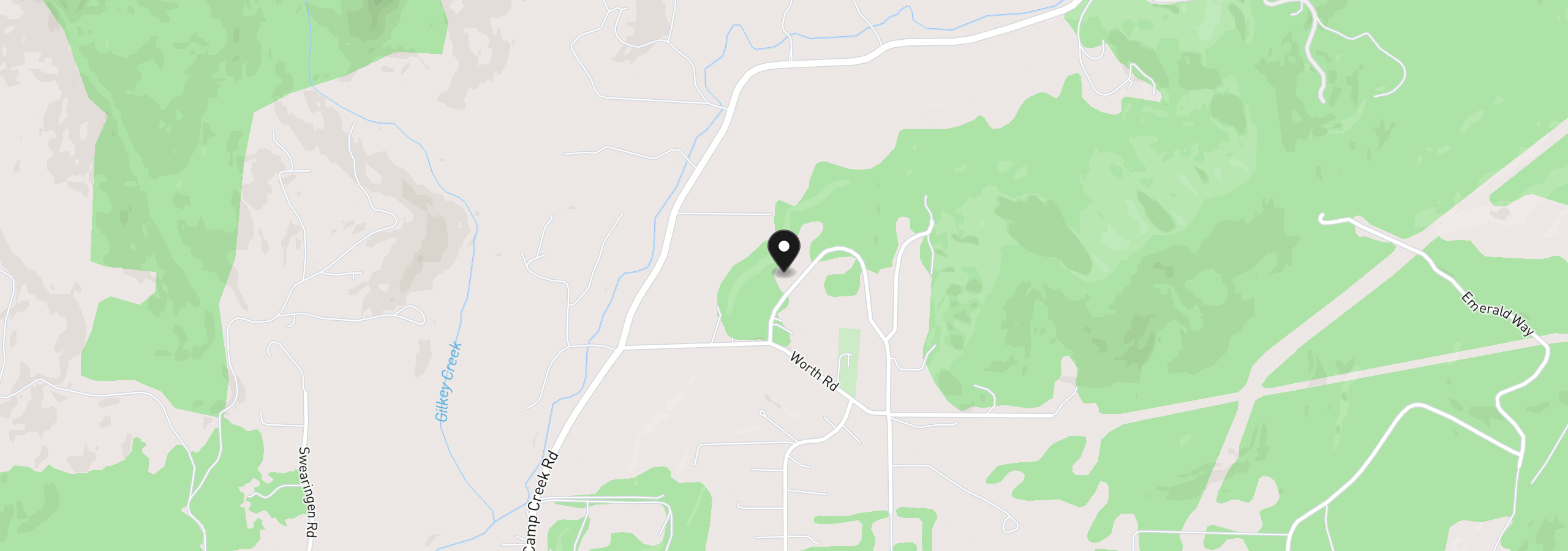 Map showing the location of 37845 Shenandoah Loop, Springfield, OR 97478