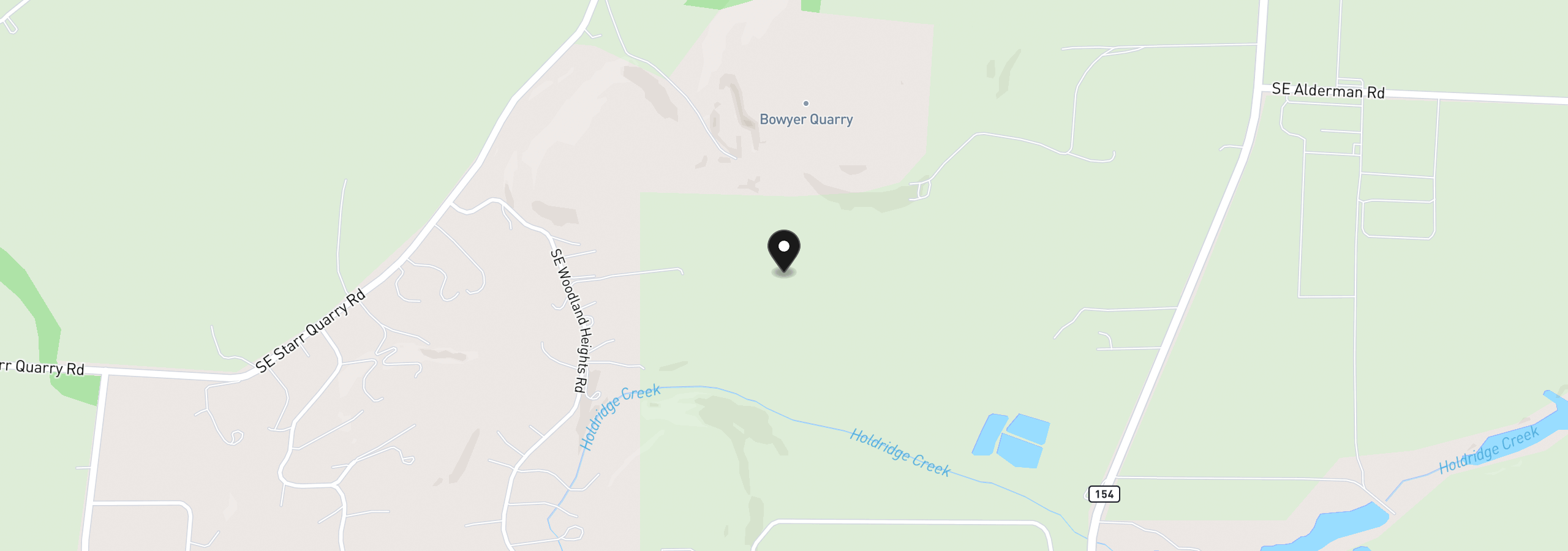 Map showing the location of 0 Lafayette Hwy, Dayton, OR 97114