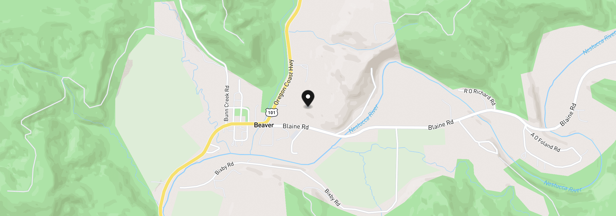 Map showing the location of 20220 Berkshire, Beaver, OR 97108