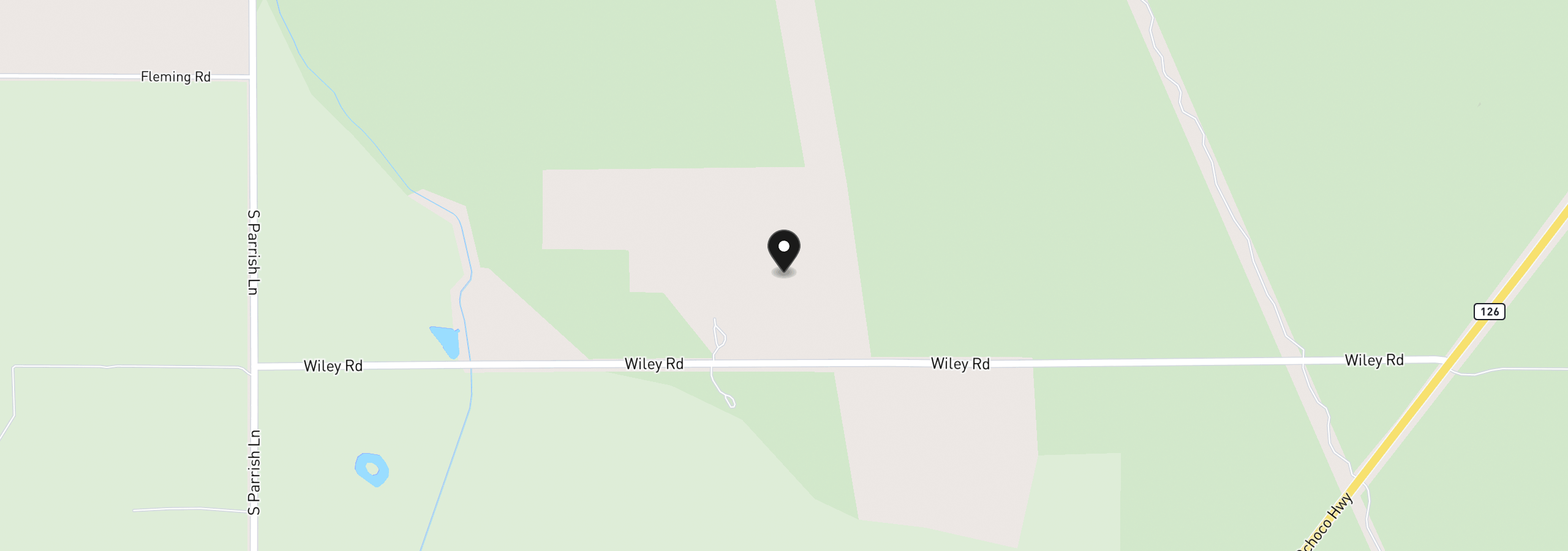 Map showing the location of 2 SW Wiley Rd, Powell Butte, OR 97753