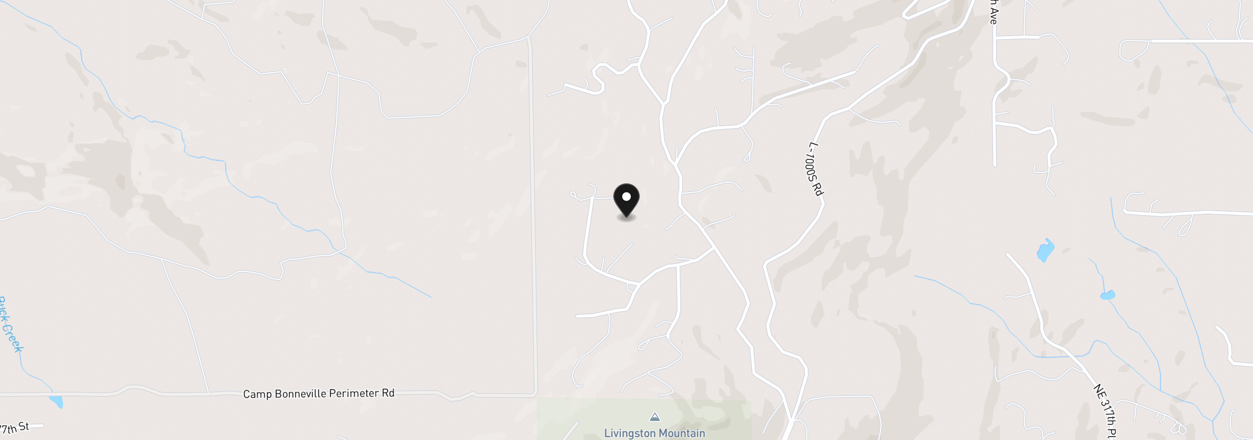 Map showing the location of 29510 NE 85th Cir, Camas, Wa 98607