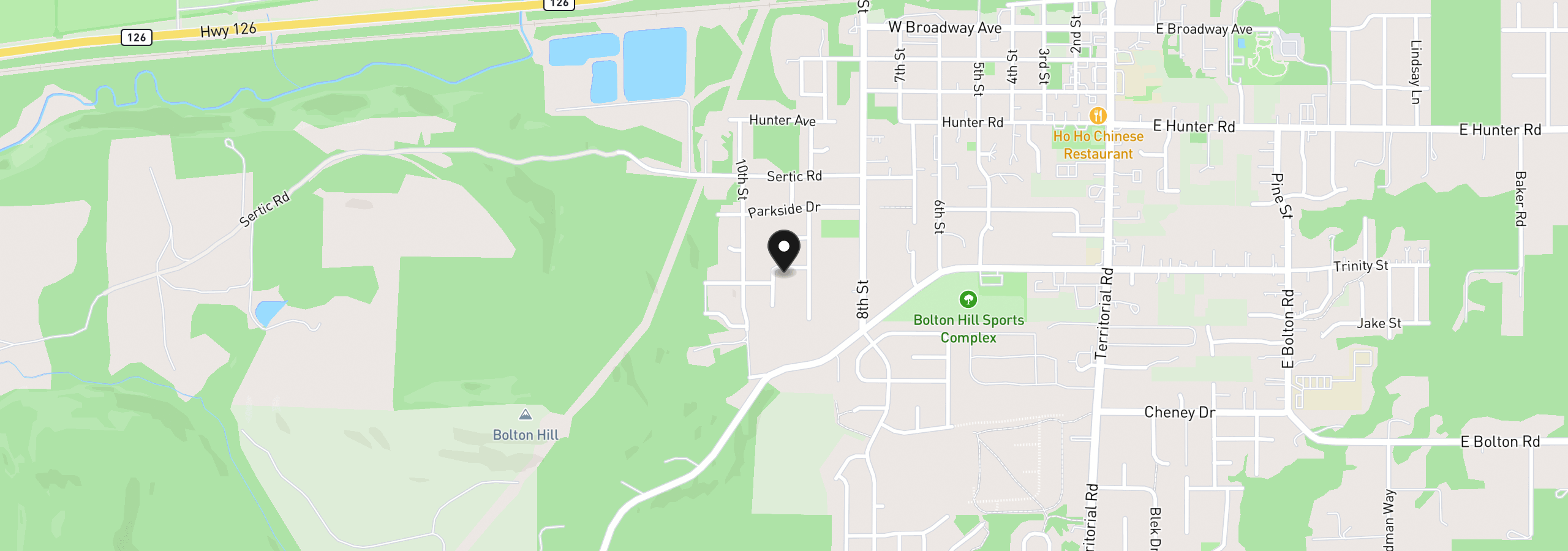 Map showing the location of 87973 Sherwood St, Veneta, OR 97487